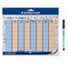 STAEDTLER Lumocolor familieplanner, zelfklevend en herbruikbaar, droog wisbaar, incl. Lumocolor corrigeerbaar in blauw en zwart, pennenklem