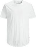 Jack & Jones Grote maat heren T-shirt - ronde hals - Big sizes heren ondershirt korte mouwen - Wit / XXL
