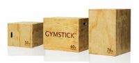 Gymstick Boîte Plyo en bois 3-en-1 - 60 x 50 x 76 cm