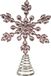 Christmas Decoration Koopman International Christmas Decoration piek - ster vorm - lichtroze met steentjes - 23 cm