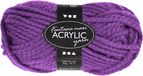Sans marque Pelote de laine - acrylique - violet - 35 m