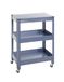 HAKU Blue Metal Modern Sideboard 50 x 75 x 32 cm