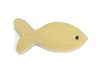 Houten hanger okervis 14 x 30 mm, 50u, ca.