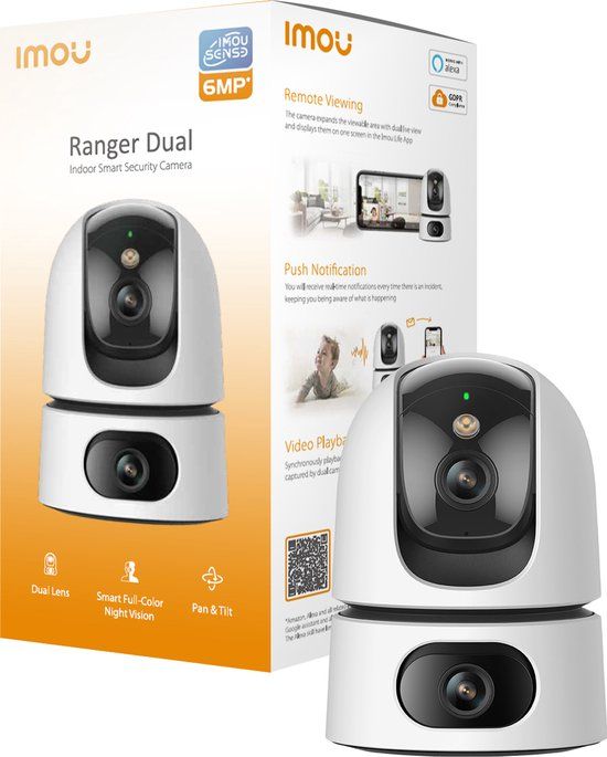 Imou Ranger Dual 10MP - IP Camera - 360° - 2x 5MP Lens - White
