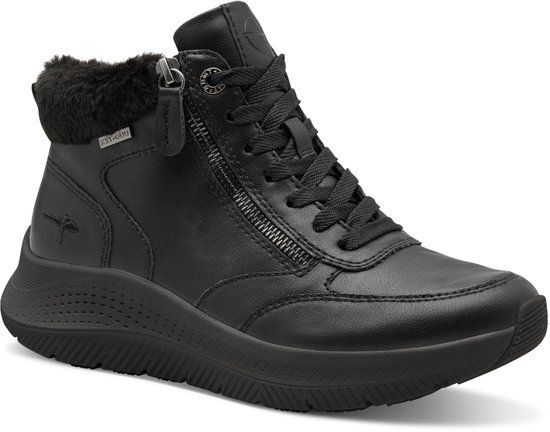 Tamaris COMFORT Essentials Dames Laarzen - ZWART - Veterboots - Maat 37