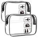 KOOSREEL Transparante koeltas, 2 stuks, TSA-geteste cosmeticatas