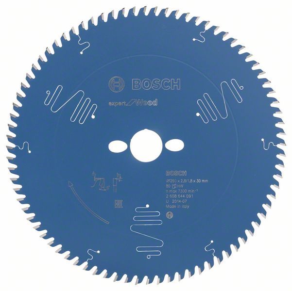 Bosch 2 608 644 091 Cirkelzaagblad - 1,8 mm - 7300 rpm