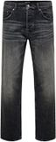 ONLY&SONS Heren Jeans ONSEDGE PERFORMANCE WB 3824 DOT DNM NOOS Zwart W29 x L34