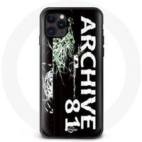 Maniacase Cases for Iphone 13 Mini Archief 81 film horror fiction cassette status x-files Fringes suspense black Vissers