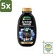 Garnier Loving Blends Shampoo Magnétique au Charbon - Cuir Chevelu Gras & Pointes Sèches - 300 ml - 5 Pièces