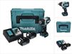 Makita DTW 701 RFJ batterie clé à chocs 18 V 700 Nm 1/2" XPT Brushless + 2x batterie rechargeable 3.0 Ah + chargeur + Makpac