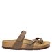 Birkenstock slippers bruin