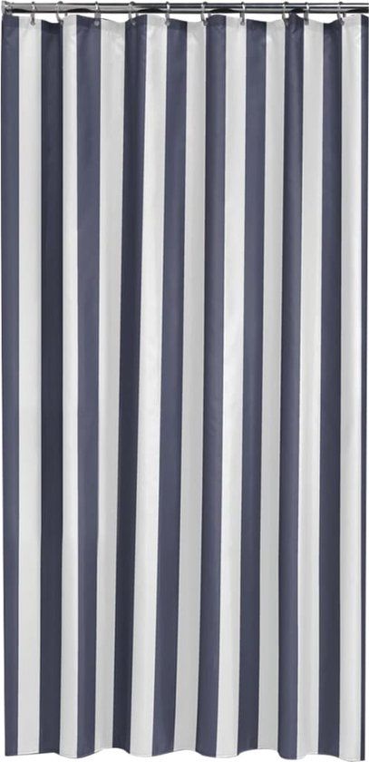 Sealskin Linje Douchegordijn - 180x200 cm - Blauw