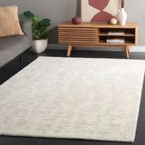 Safavieh Bohemian Indoor Hand Tufted Abstract Collection, ABT340, in Ivory / Charcoal, 60 X 91 cm