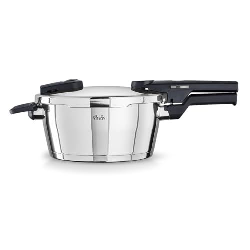 Fissler Vitaquick snelkookpan, 3,5 l, Ø 22 cm, roestvrij staal, 2 kookstanden, Made in Germany, inductie