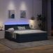 Prolenta Maison Exclusive - Ottoman bed met matras & LED blauw, 180x200 cm, gestoffeerd