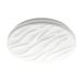 GTV DELION Led-plafondlamp, 32 W, 2560 lm, 4000 K, neutraal wit licht, IP44, modern golfdesign, plafondlamp, rond, Ø 375 mm, voor woonkamer en slaapkamer, wit
