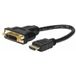 MicroConnect - Adaptateur vidéo - HDMI mâle vers DVI femelle - 15 cm