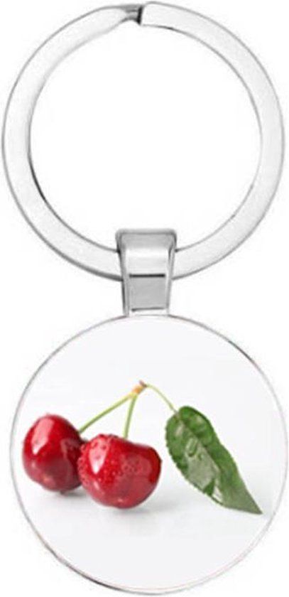 Akyol Kersen Sleutelhanger - Zilver - Unisex