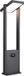 Trion Hybride staande lamp Malawi 60cm - Antraciet