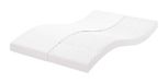 VidaXL Schuimmatras 7 zones 140x210 cm Wit