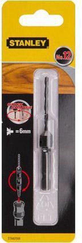 Stanley N° 12 verzinkboor 'STA62508-XJ' 3 mm