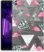 B2Ctelecom Hoesje Lenovo Tab M10 HD (2de generatie) - Flamingo Triangle - Back Cover