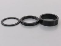 Ergotec Wilhelm Humpert Balhoofd spacerset 1-1/8 (ø28.6) 3-delig 2/5/10mm Zwart