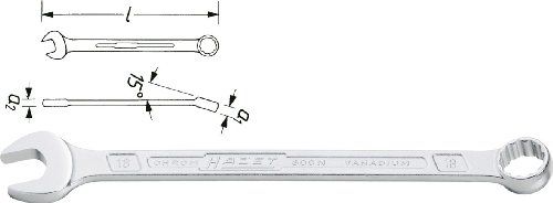 Hazet 600NA Ring steeksleutel 3/8 inch
