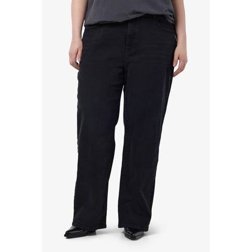 NOISY MAY Curve wide leg jeans zwart