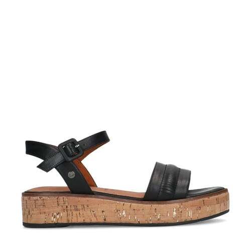 No Stress No Stress leren sandalen zwart fietsschoen kopen