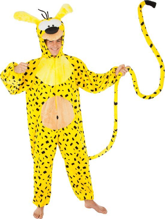 CHAKS Marsupilami Kostuum - Volwassenen - XL (190 cm) - Geel