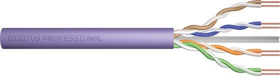 Digitus DK-1615-VH-305 netwerkkabel Violet 305 m Cat6 U/UTP