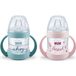 Nuk Nature Sense Beach Time Bouteille d'entraînement en silicone et PP 150 ml