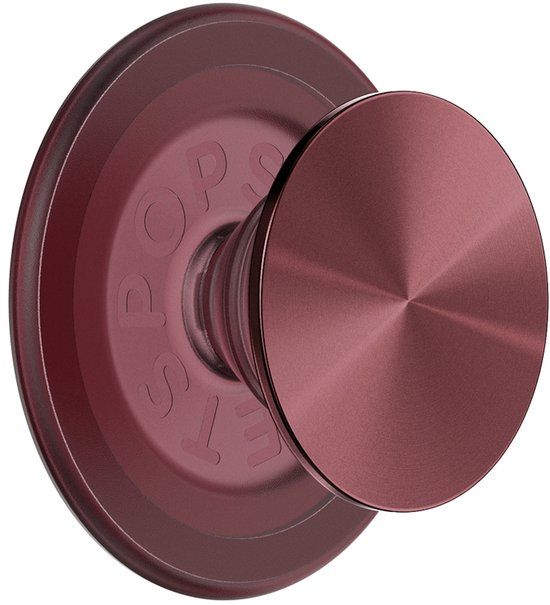 PopSockets, Magnetische houder voor MagSafe met standaard en selfie-functie, Rood
