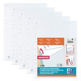 Oxford Quick'in showtas A4 11 gaats PP 70µ glashelder kleurloos pak 100