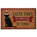 DII Seizoensdeurmat, Coir, Santa Paws, 18x30