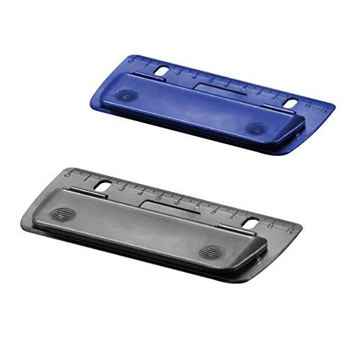 Herlitz 10696250 Mini-zakperforator om in te steken en voor onderweg, diverse kleuren - geen kleurkeuze mogelijk!, 1 stuk