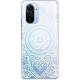 Xiaomi Poco F3 / Poco F3 Pro Bedrukt siliconen hoesje mandala blanc
