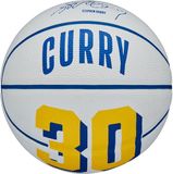 Wilson NBA Player Icon Mini Basketbal - Wit/Geel - Maat 3