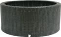 Ubbink decowall wicker ii antraciet decoratief omranding voor waterornamenten