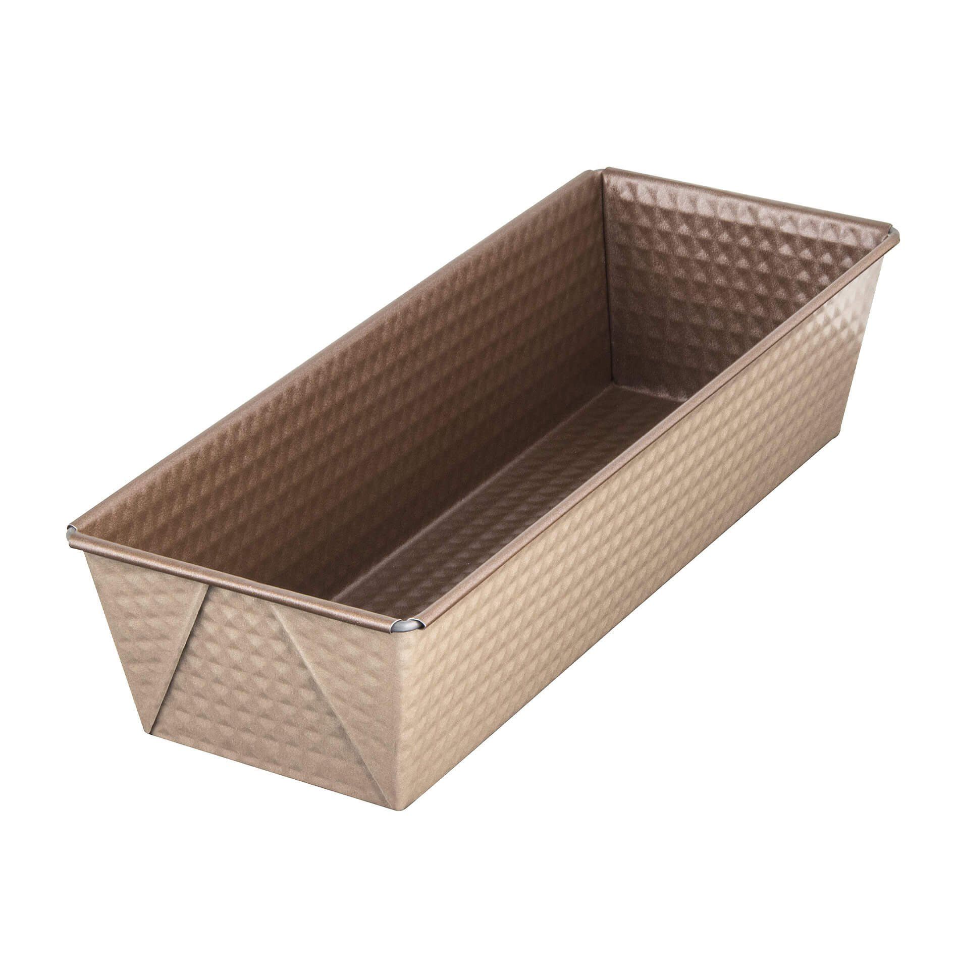 Zenker 7356 Bakvorm - Rechthoekig - Goud - 30.5 x 11.5 x 7 cm - Anti-aanbaklaag