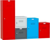 Phoenix Kluisje CL0544 met sleutelslot, rood