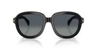 Moncler Cirsee Me6007u Lunettes de soleil unisexe noir rondes gris 54mm