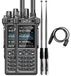 Merkloos Amateurradio handheld - Gps, Aprs en Bluetooth - 10 W - Am/fm/cb/sw - Met twee antennes