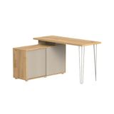 Vicco Notivo Hoekbureau – 135 x 55 cm met archiefkast Kasjmier