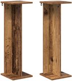 vidaXL Plantenstandaard 2 stuks Oud hout 25 x 25,5 x 80,5 cm Bewerkt hout