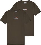 Ellesse OLLIO 2 TEE Set van 2 Heren T-shirt XL Donkergroen Katoen