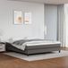Maison Exclusive - Sommier tapissier gris 160 x 200 cm en similicuir