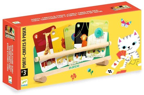 Djeco Kaartenhouder - Voor kleine handjes - Kaartspelletjes